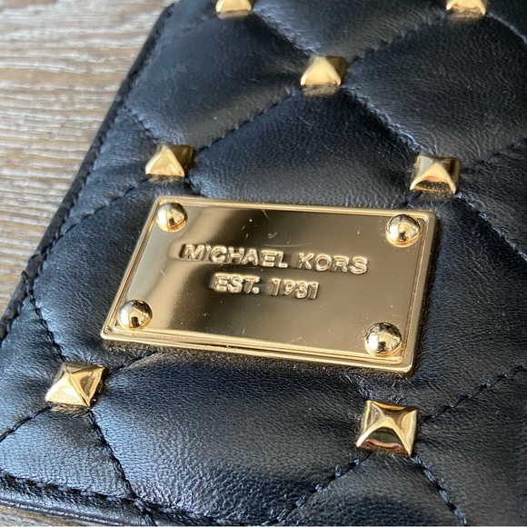 Michael Kors Quilted Stud Pouch - Picture 4 of 5